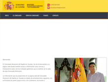 Tablet Screenshot of consuladoespanaenyucatan.com